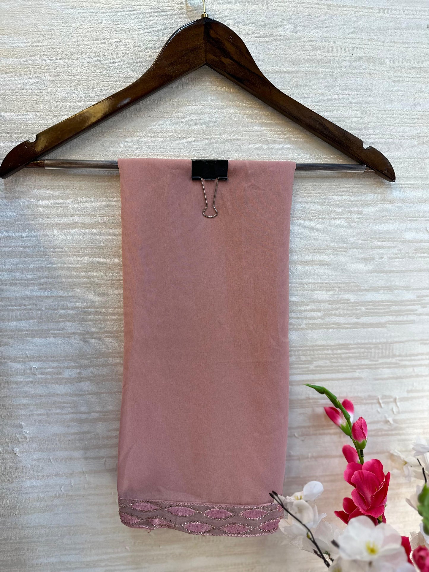 1113 The Premium Abaya - Mauve Brown