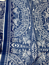 1374 Pakistani Embroidered Lawn Suit