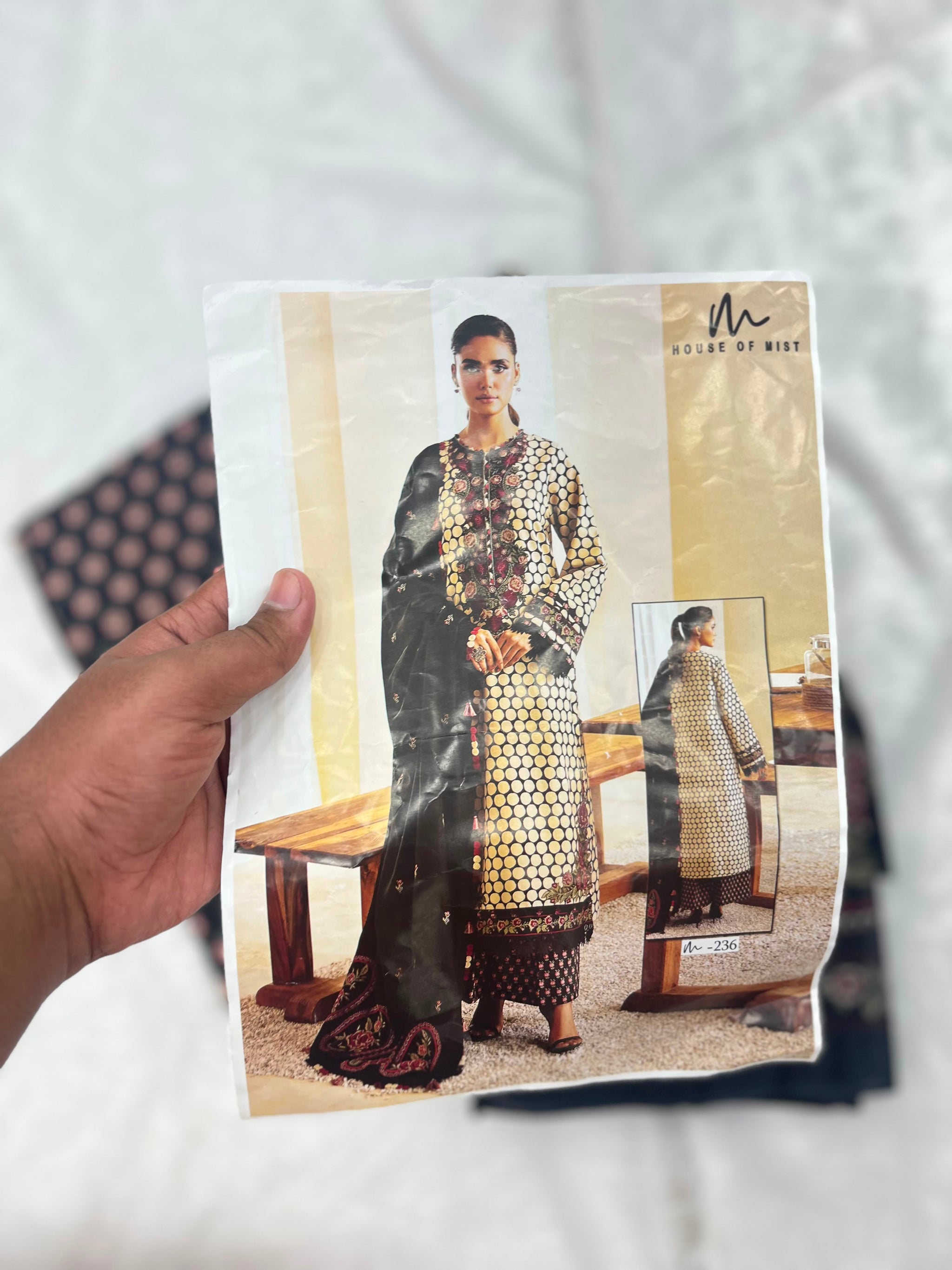 1041 Unstitched Casual Cotton Suit