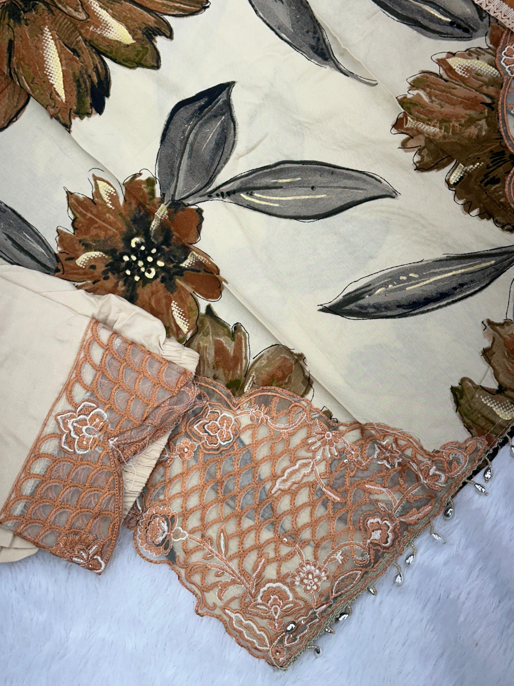 791 Readymade Pakistani Printed Coord-Set