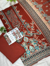 1008 Unstitched Casual Lawn Suit