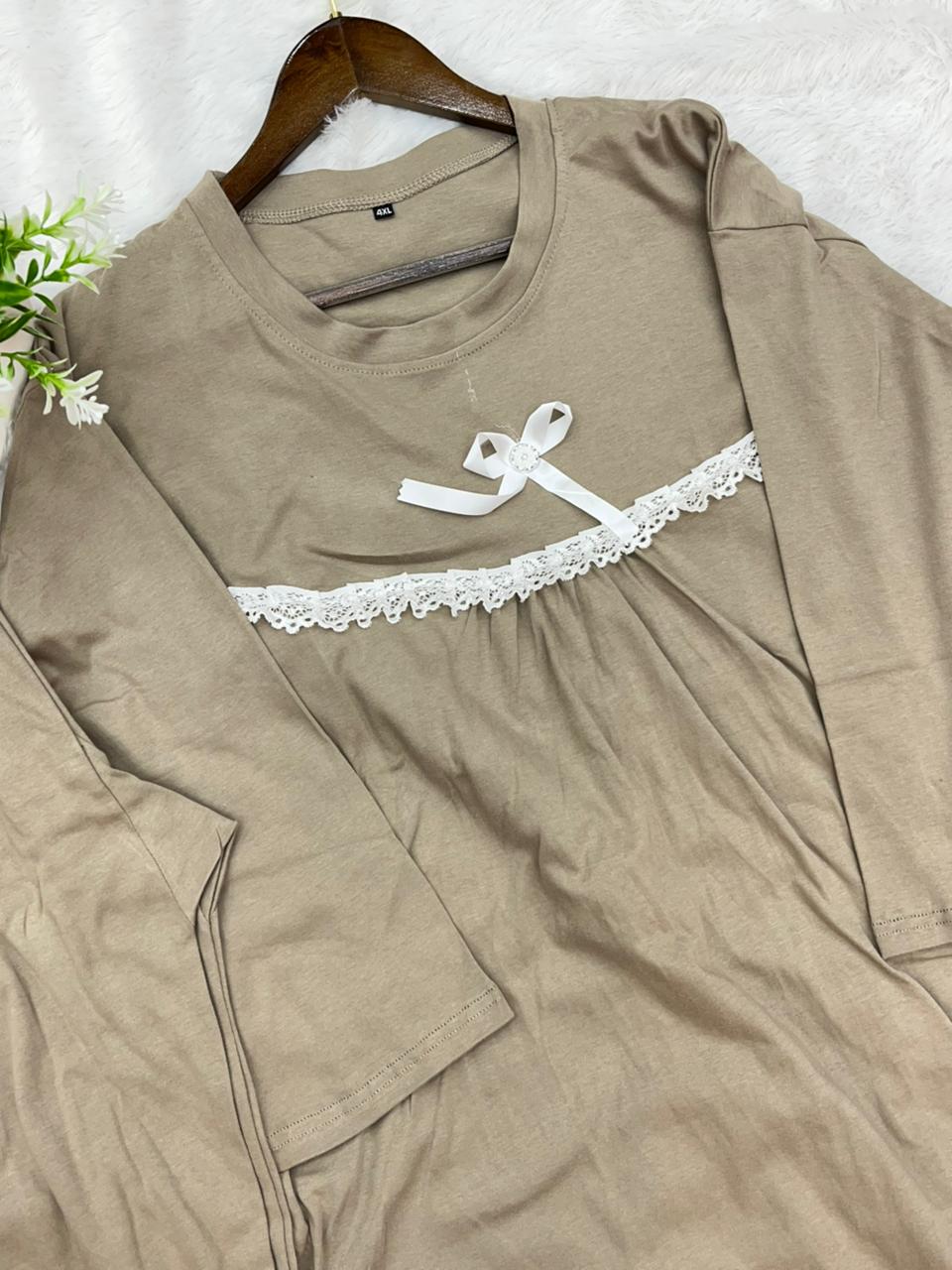 1341 Korean Bow Night Wear