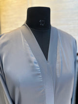 1114 The Premium Abaya - Ash Gray