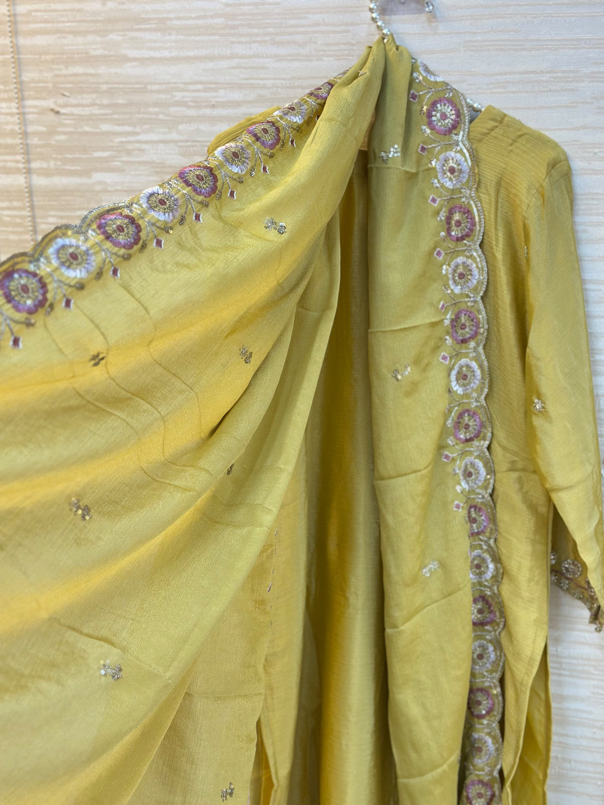 1784 Pakistani Party Wear - Mustard Yellow