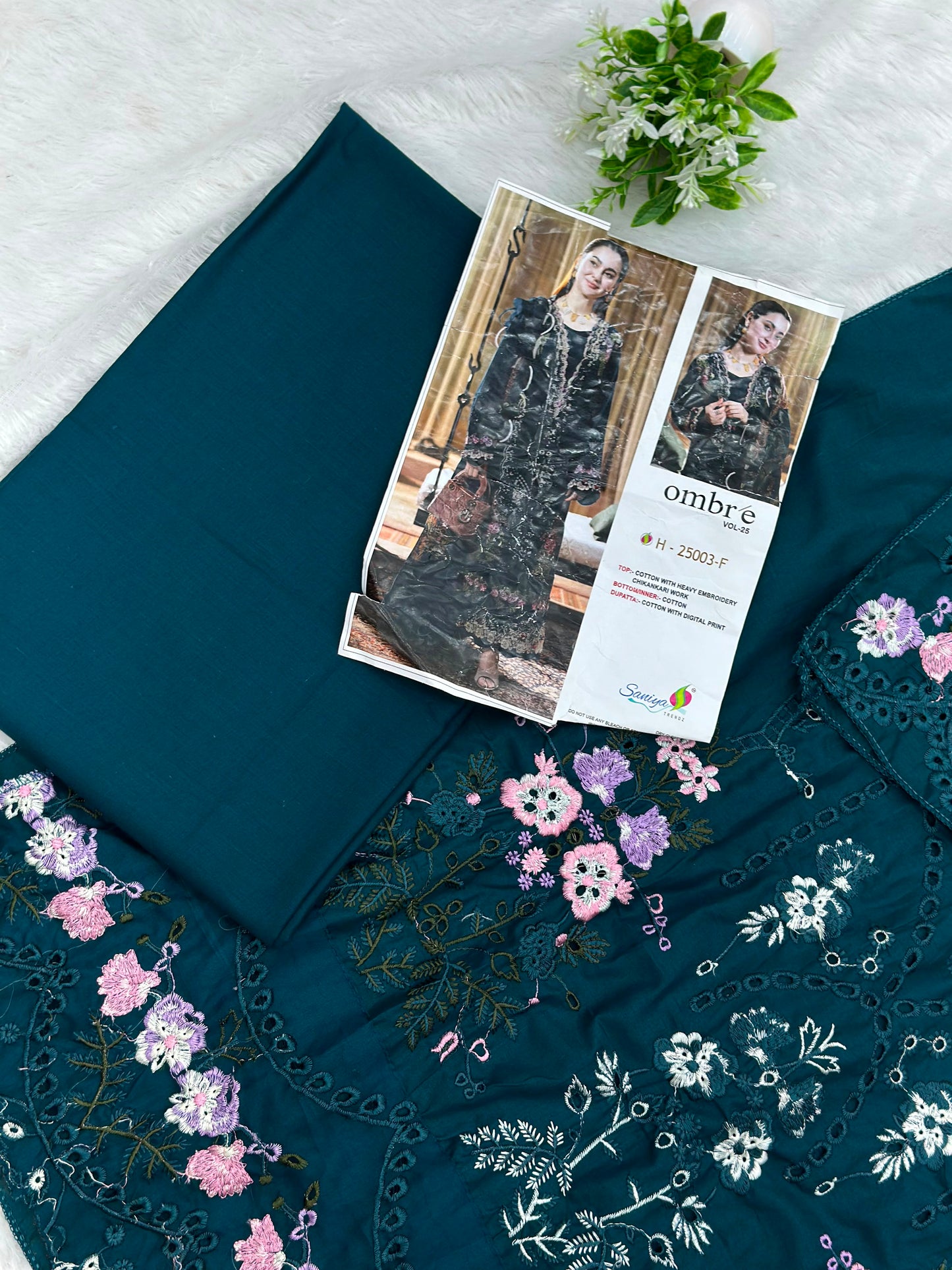989 Unstitched Ombré Lawn Suit