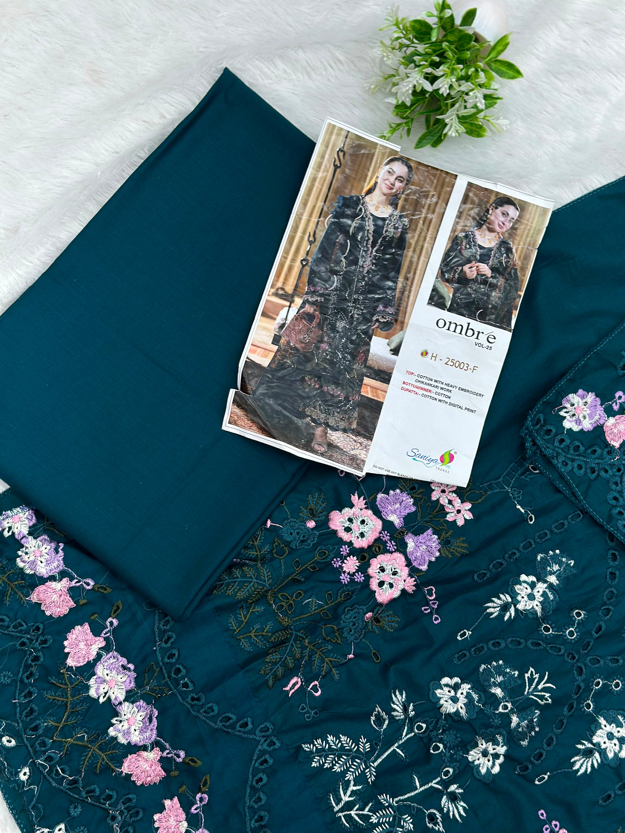 989 Unstitched Ombré Lawn Suit