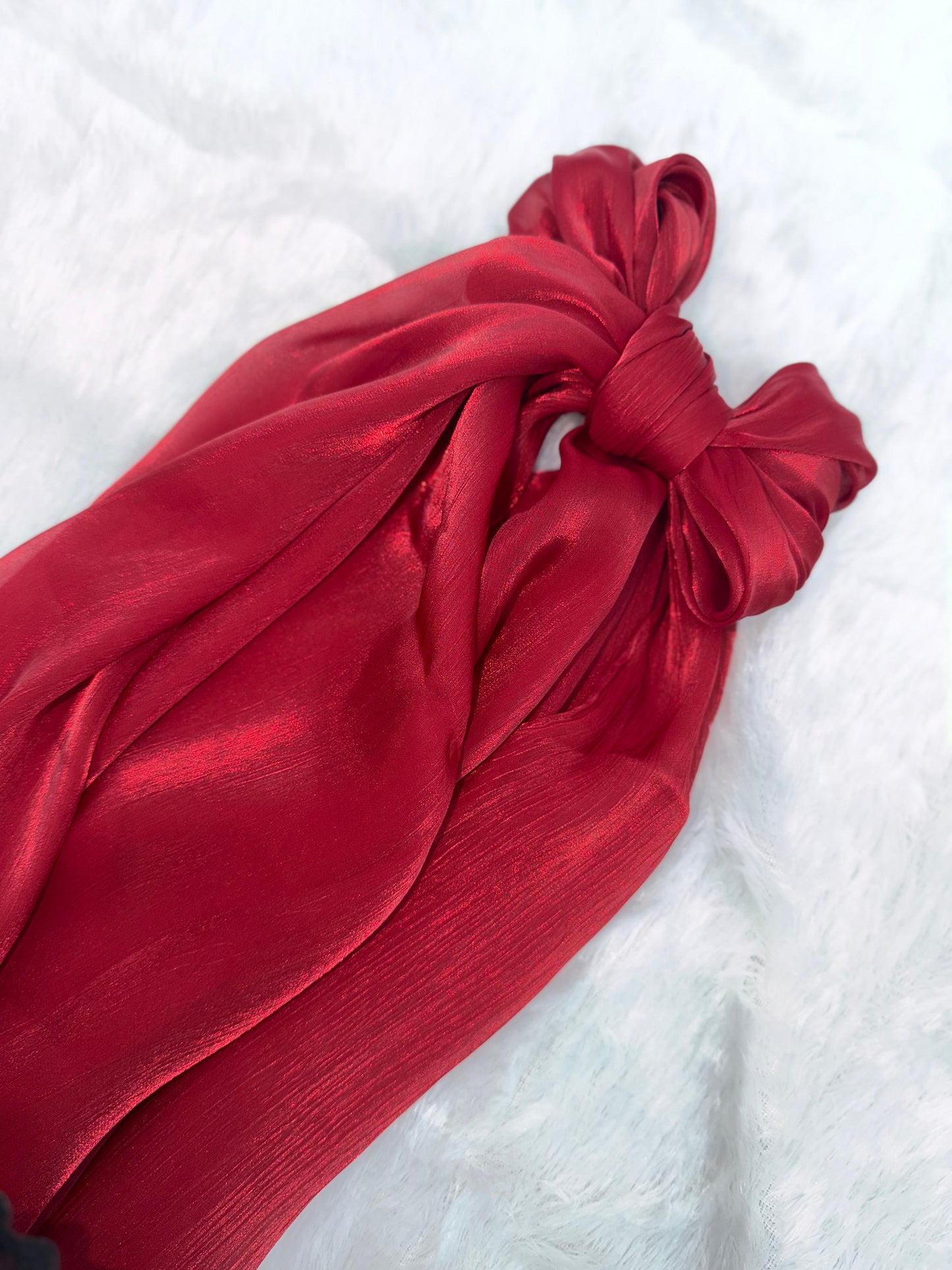 601 Organza Hijab - Red