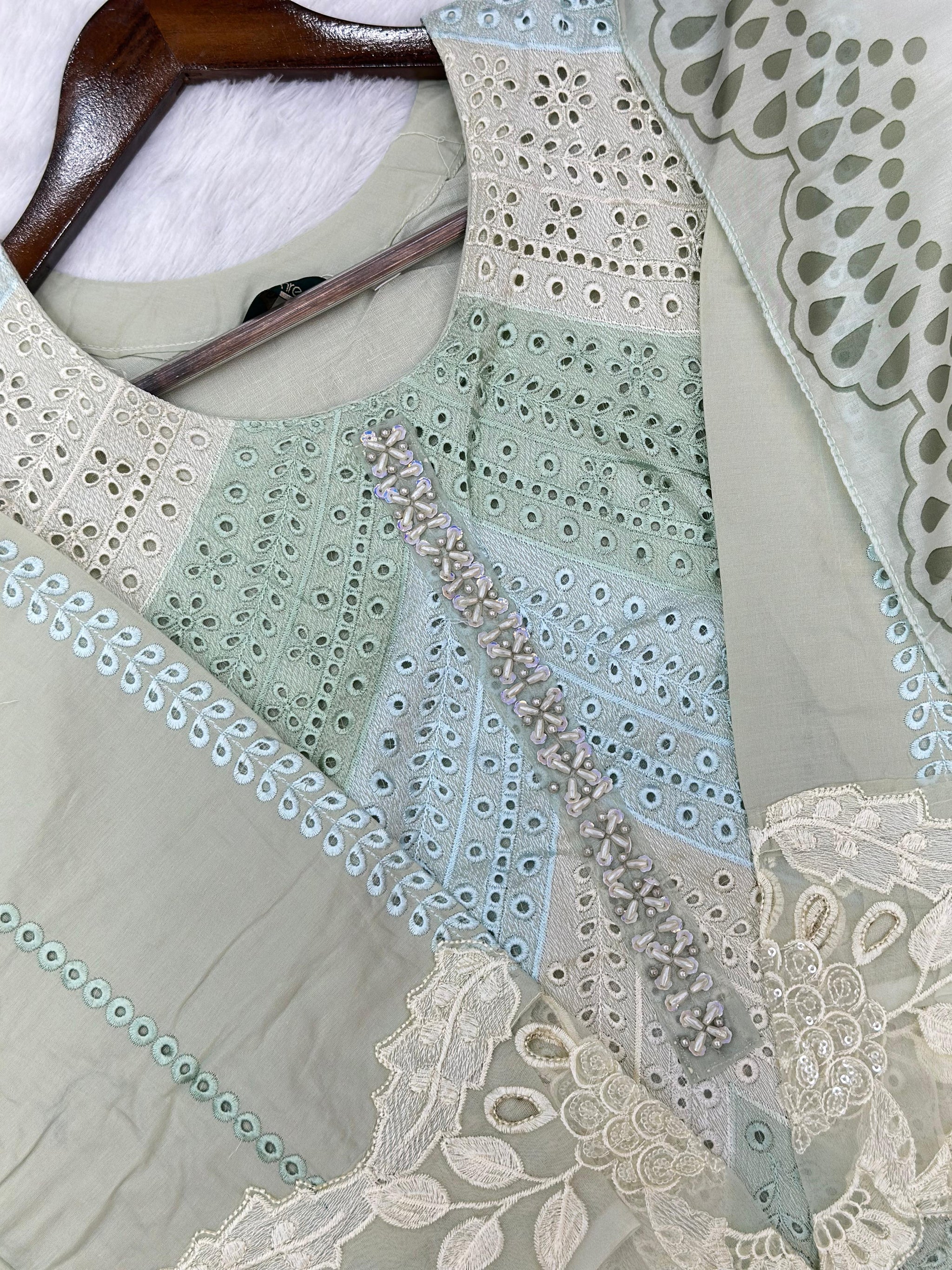 752 Readymade Pakistani Heavy Chikankari Suit