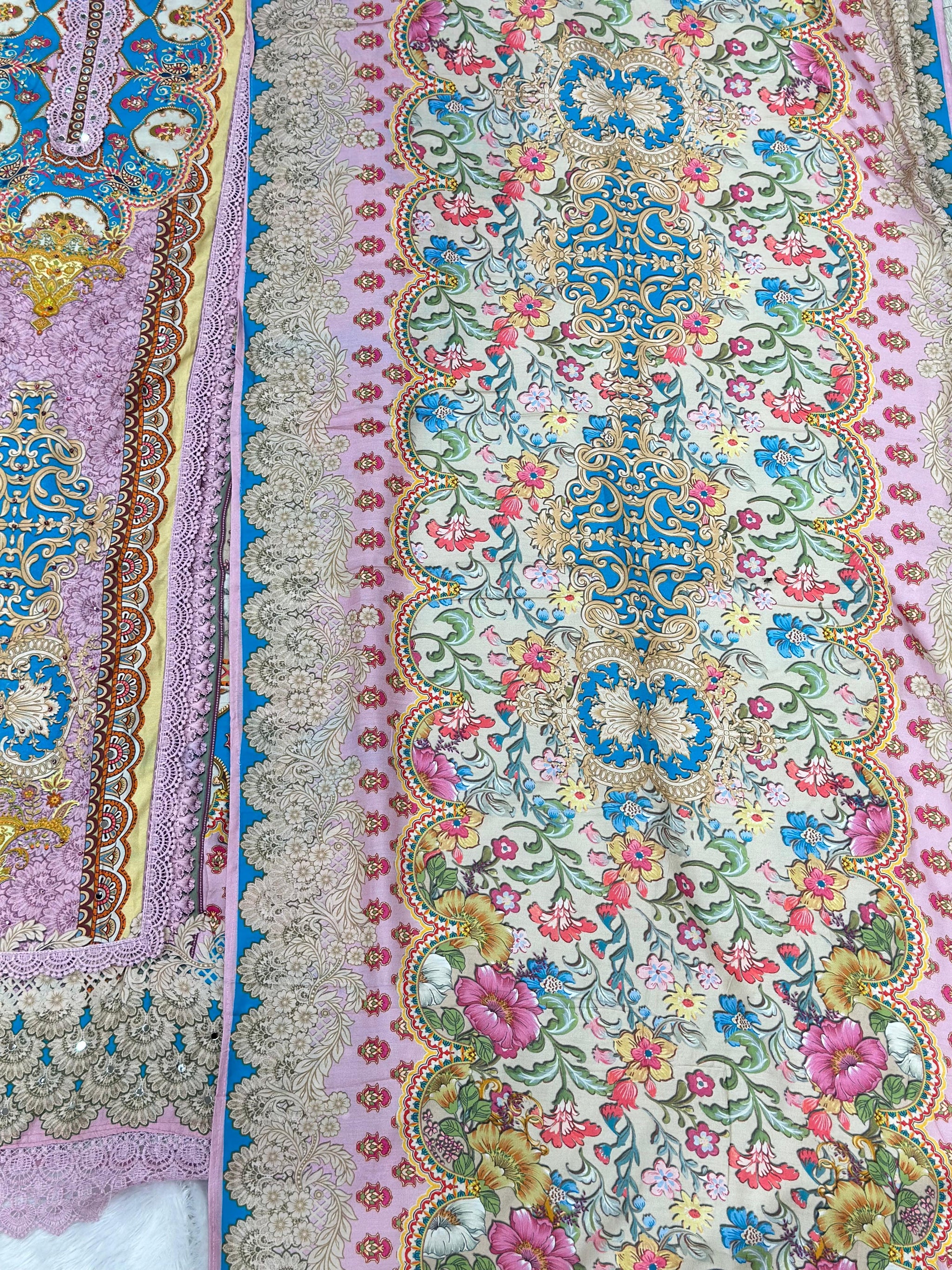973 Unstitched Pakistani Suit