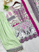 720 Pakistani Heavy Lawn Suit
