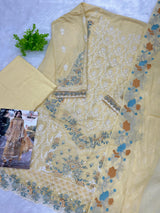 841 Adan Libas Pakistani Unstitched Lawn Suit