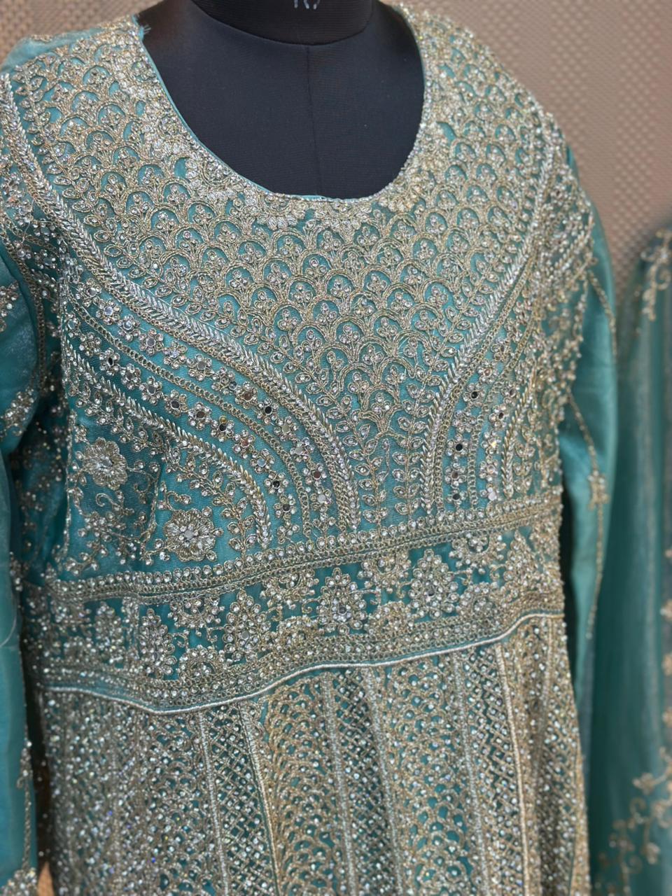 858 Readymade Anarkali Gown