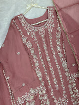 1429 Heavy Pakistani Partywear - Pink