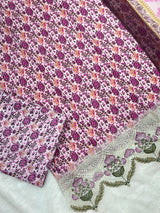 985 Unstitched Casual Lawn Suit