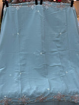 1440 Partywear Unstitched Partywear - Sea Green