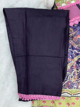 1449 Pakistani Embroidered Suit - Indigo Purple