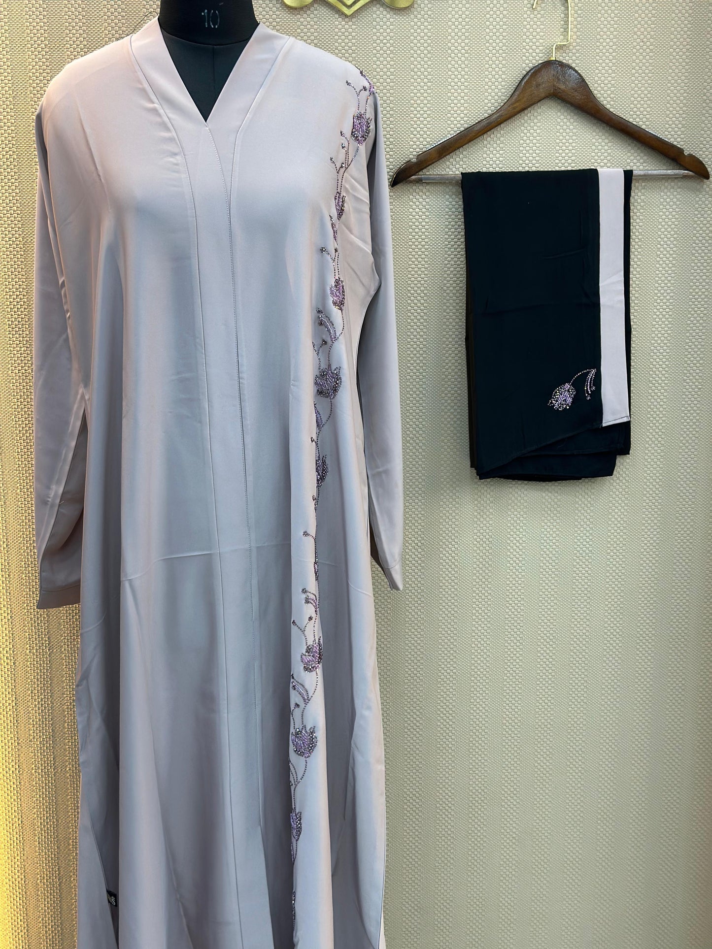 650 The Premium Abaya - Greige
