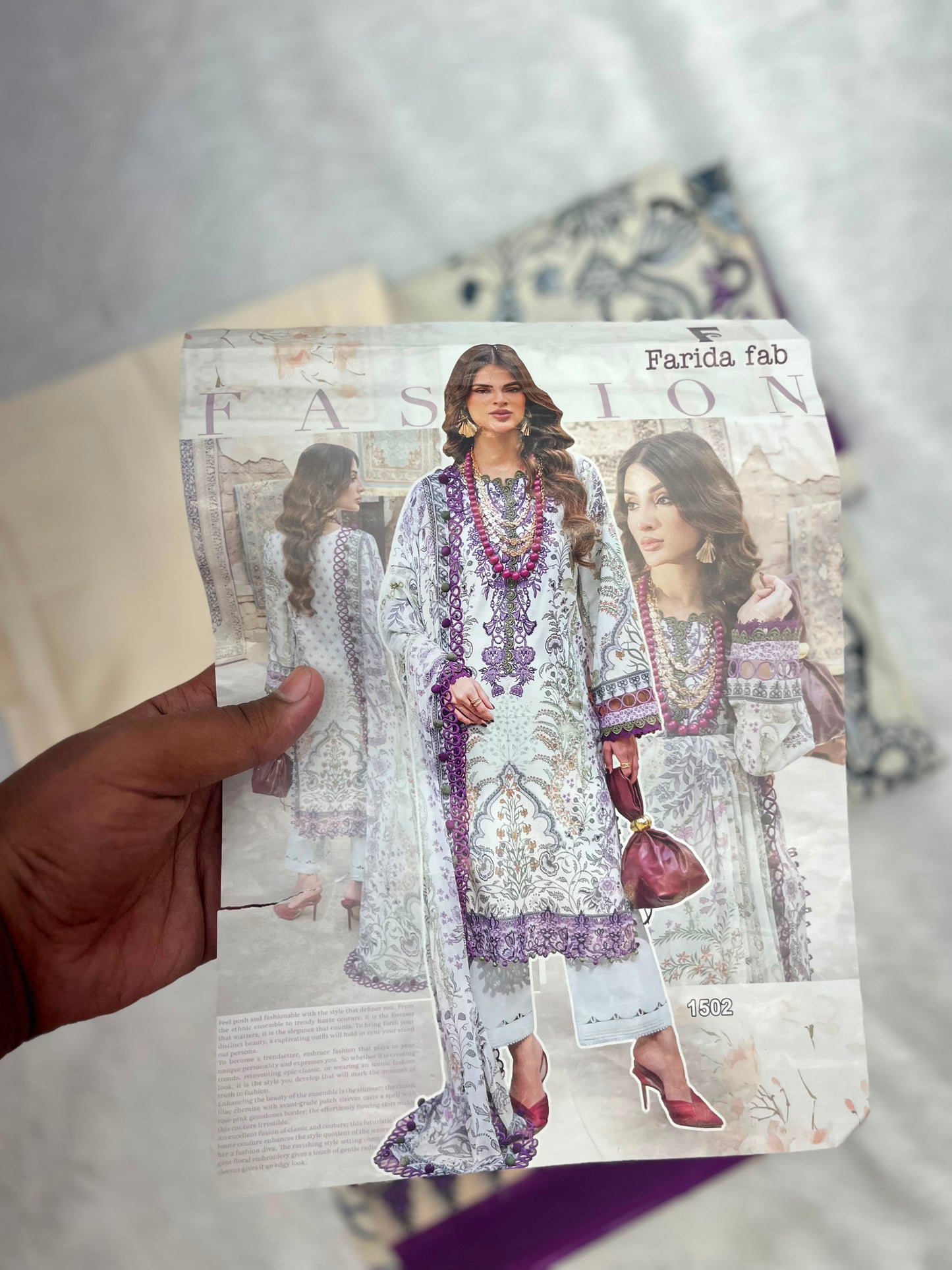 1032 Unstitched Casual Cotton Suit