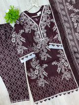 1516 Pakistani Embroidered Suit