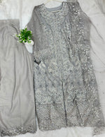 1430 Heavy Pakistani Partywear - Grey