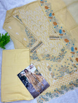 841 Adan Libas Pakistani Unstitched Lawn Suit
