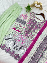 720 Pakistani Heavy Lawn Suit