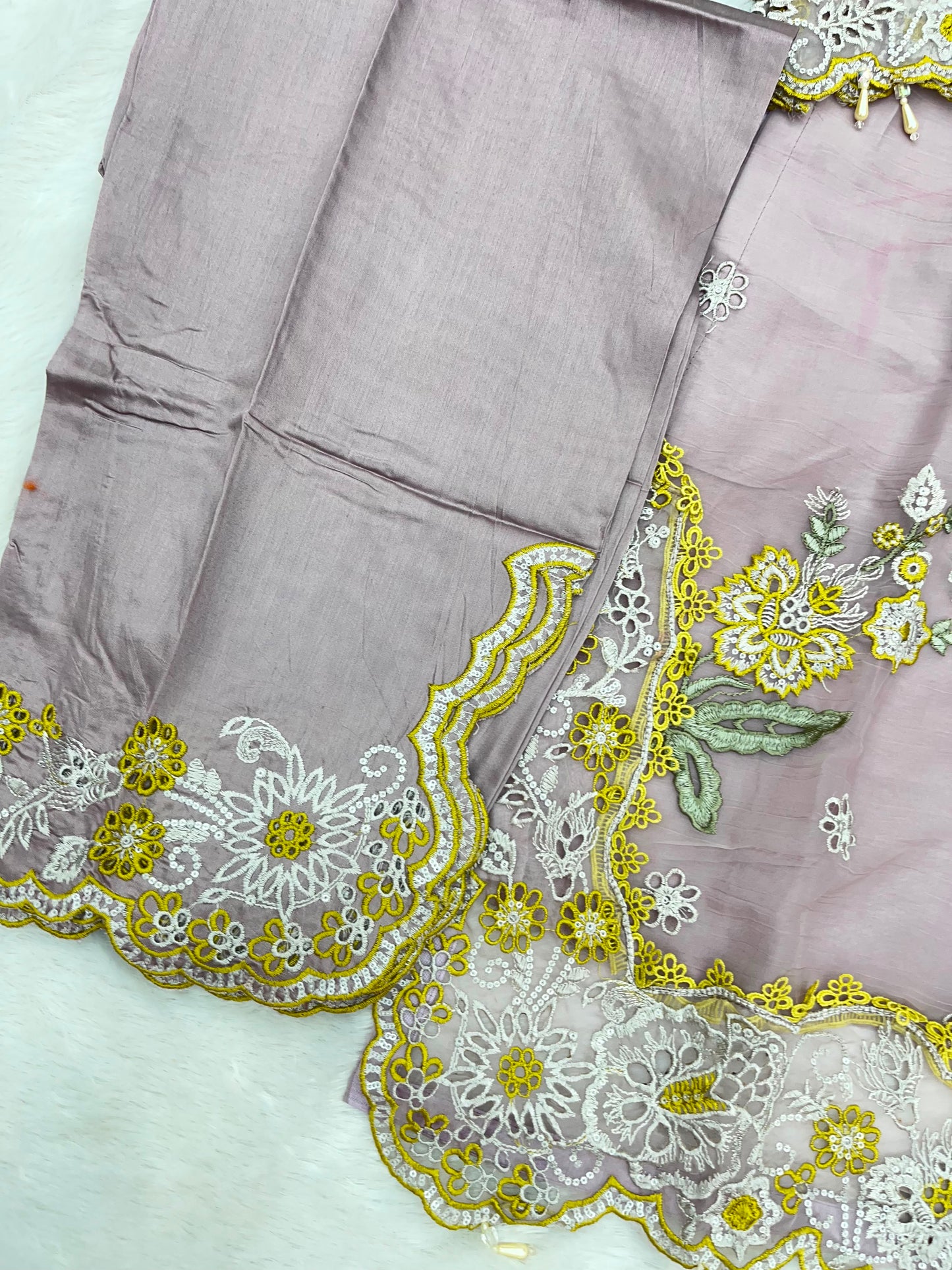 1144 Premium Pakistani Partywear - Lavender