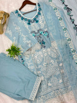 715 Pakistani Heavy Lawn Suit