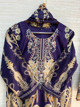 1105 Pakistani Embroidered Suit