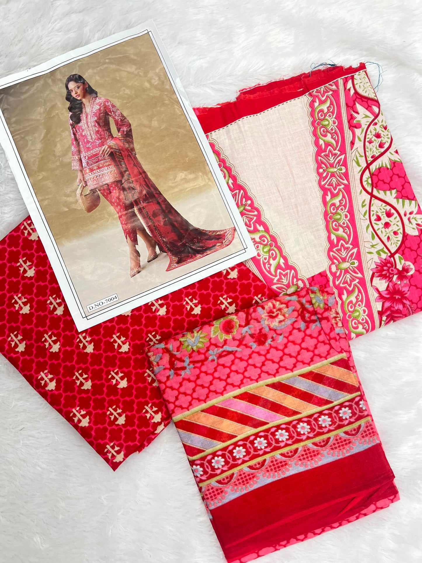 1024 Unstitched Casual Cotton Suit