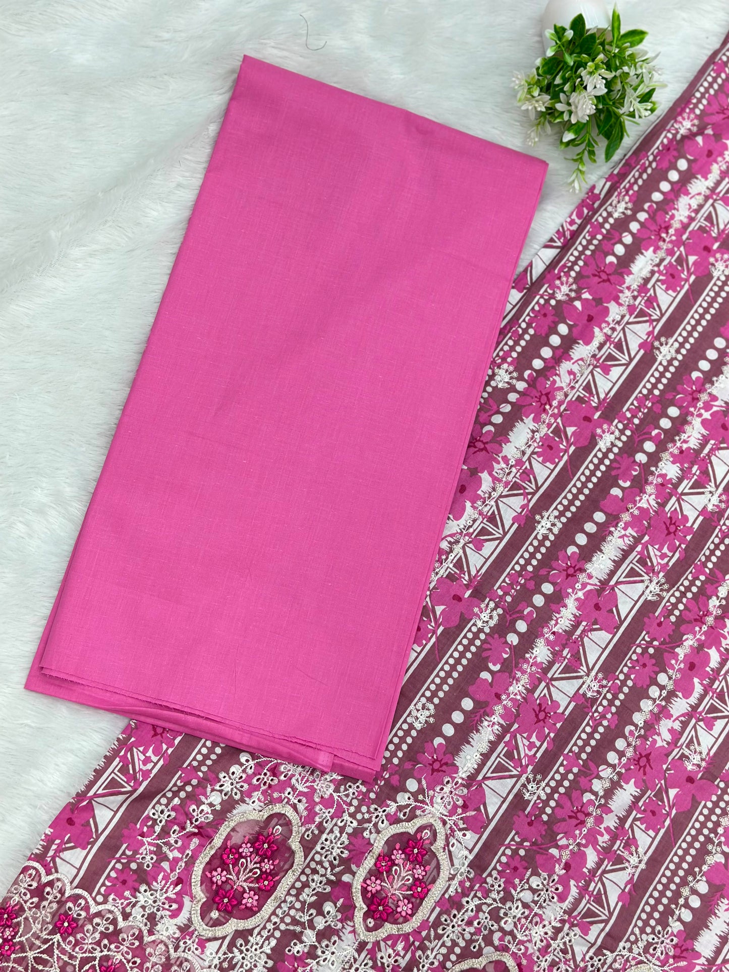 995 Unstitched Casual Lawn Suit