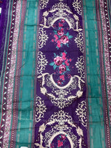 1451 Pakistani Embroidered Suit - Purple