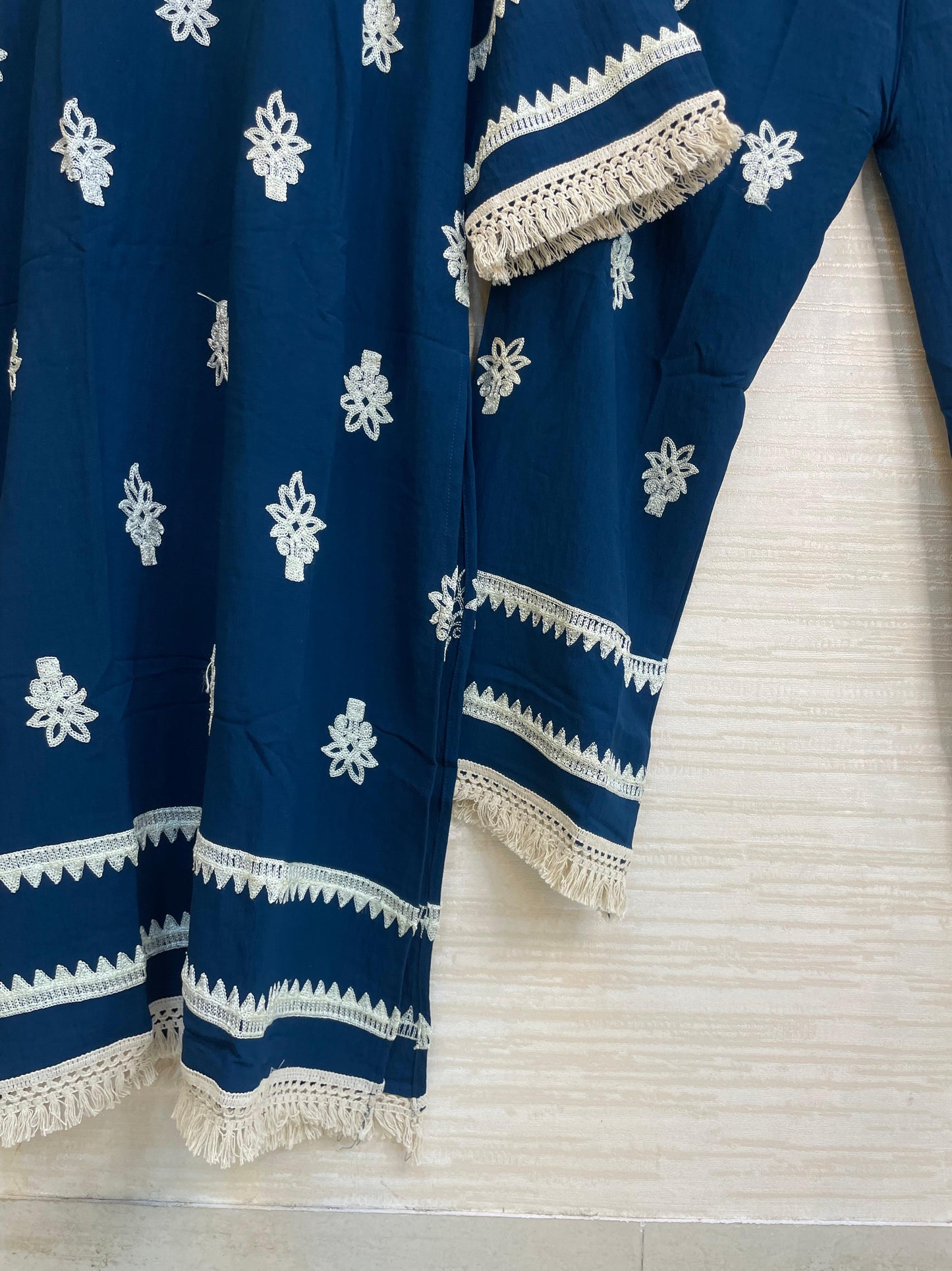 906 Modest Long Coord-Set - Teal Blue