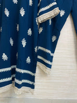 906 Modest Long Coord-Set - Teal Blue
