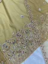 633 Pakistani Hand-Work Embroidery Sharara Set
