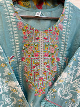 1107 Pakistani Embroidered Suit
