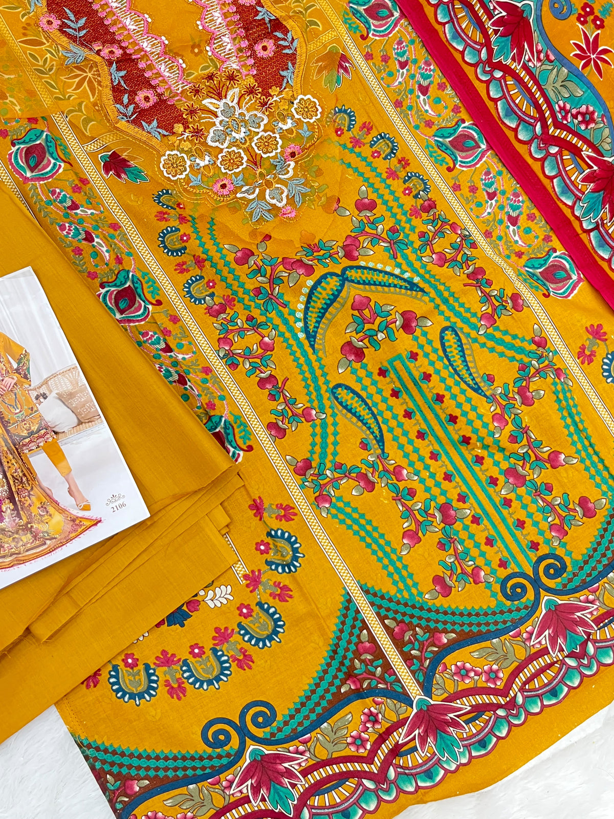 1407 Unstitched Casual Cotton Suit