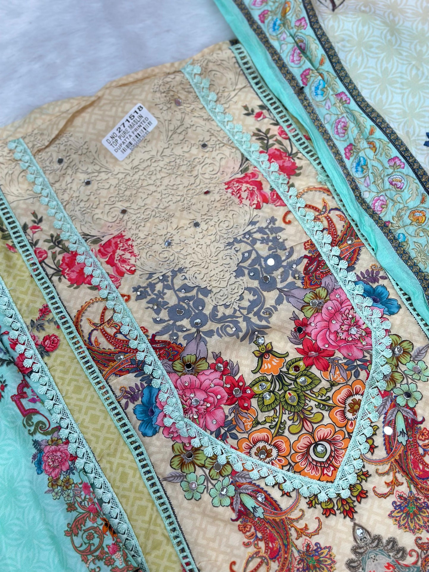 970 Unstitched Pakistani Suit