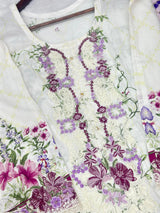 747 Readymade Elaf Pakistani Floral Printed Lawn Suit - Cotton