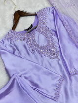 635 Mushk Farshi Set - Lilac