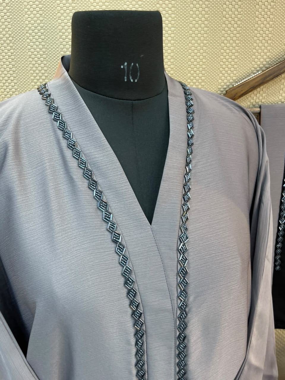 1121 The Premium Abaya - Slate Gray