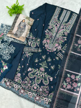837 Elaf Pakistani Unstitched Lawn Suit