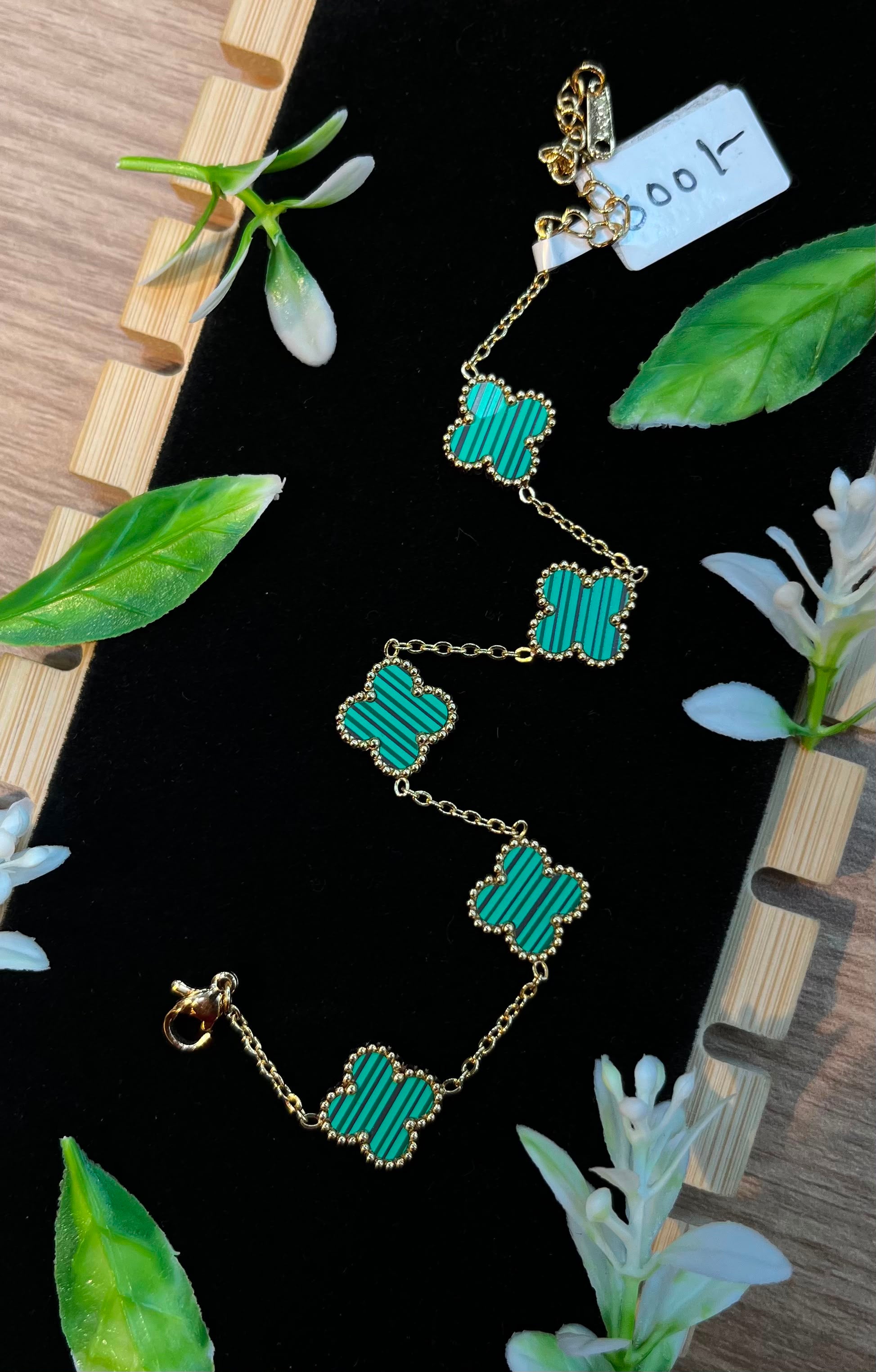 1140 Royal Sparkle Adjustable Stone Bracelet