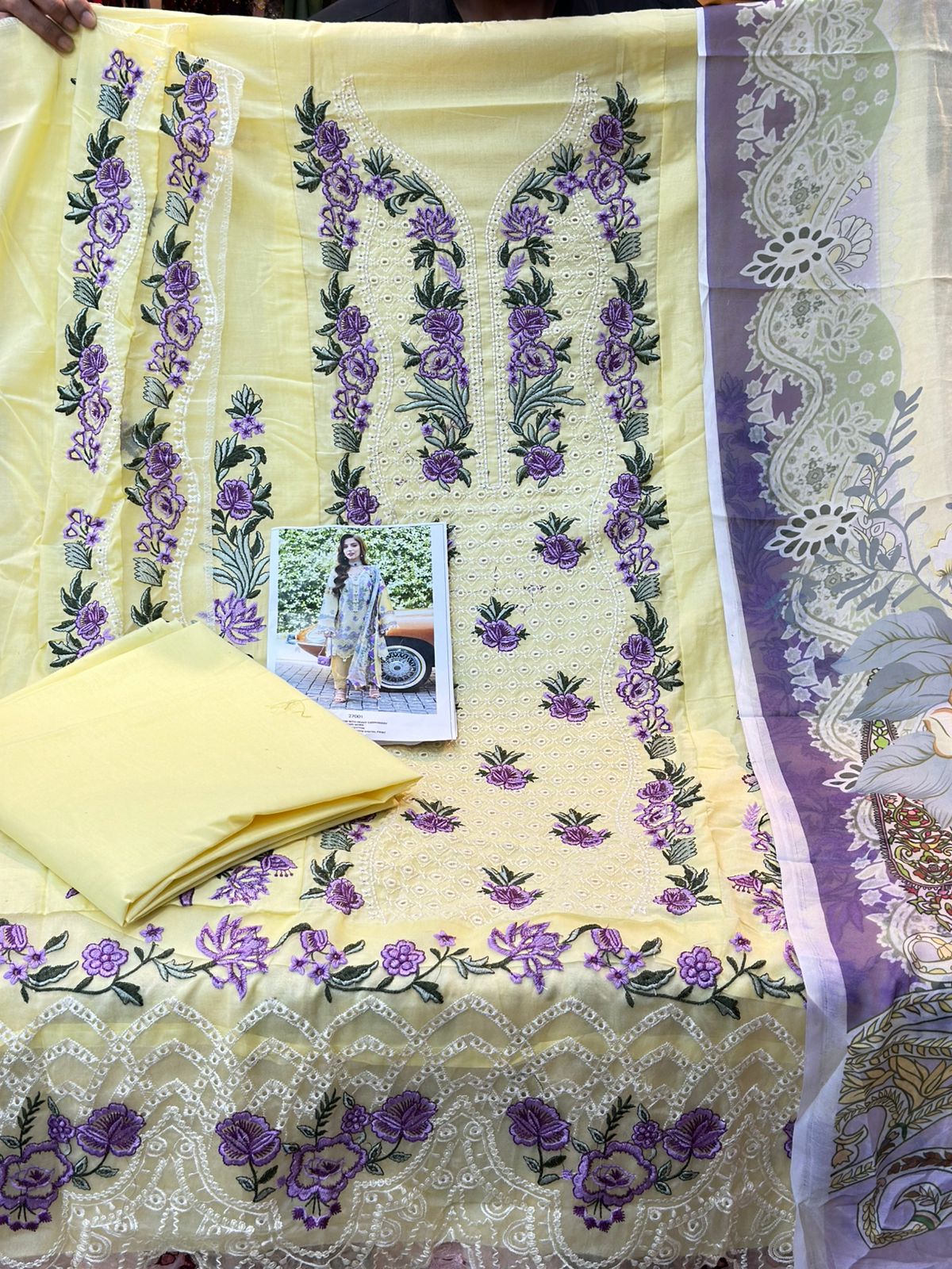 536 Maria-B Unstitched suit