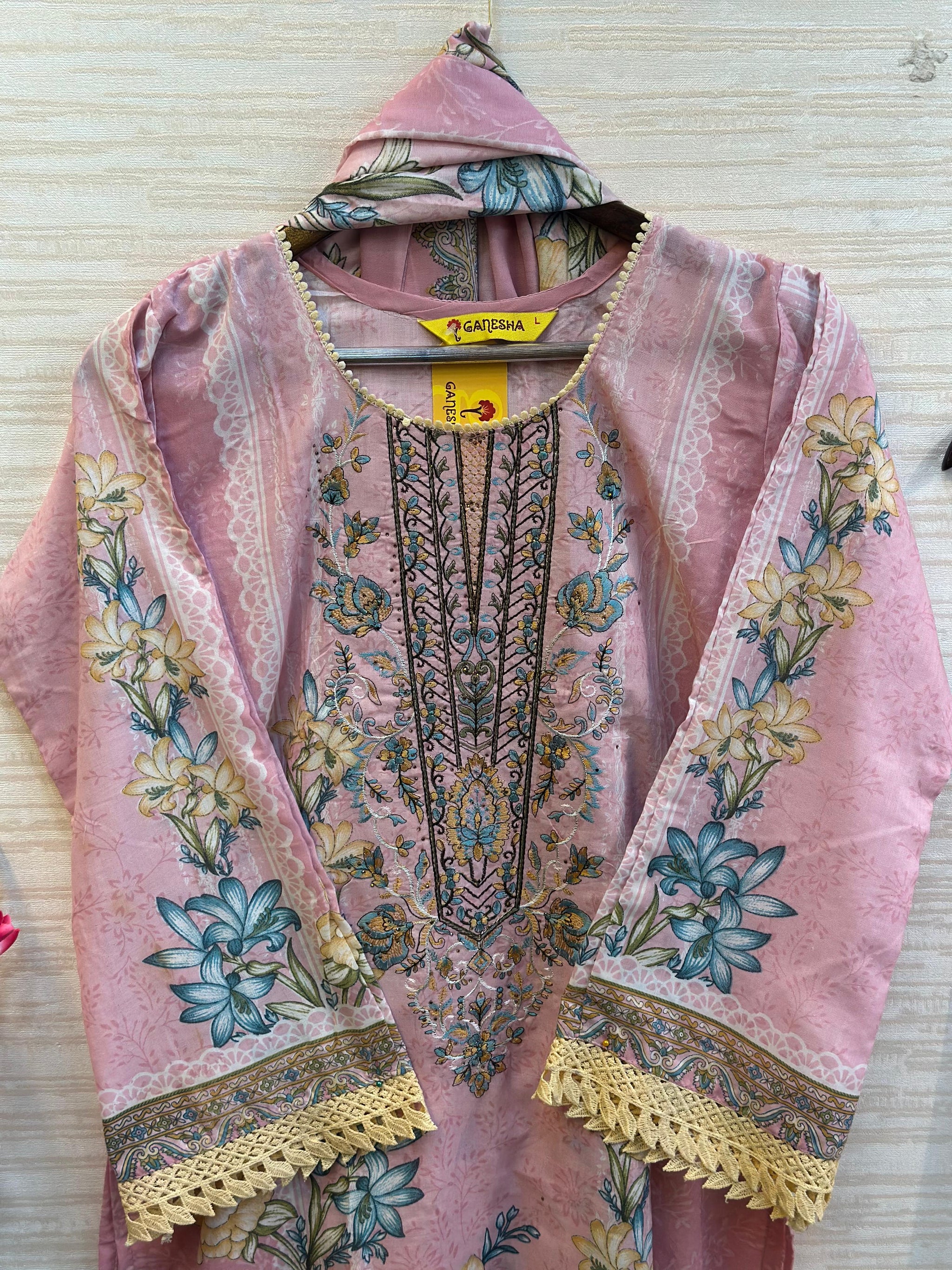 425 Jade Pakistani Embroidery Suit