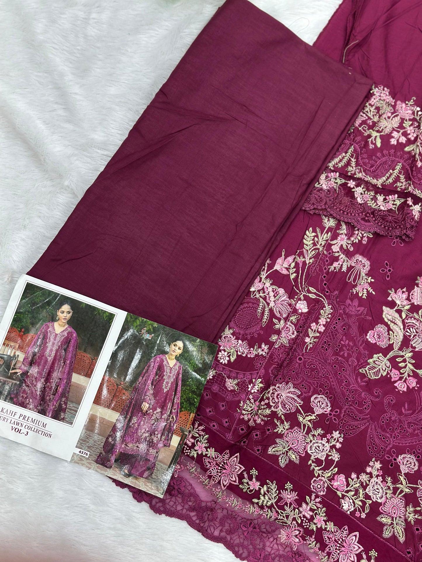 868 Kahf Premium Pakistani Unstitched Party-wear Suit