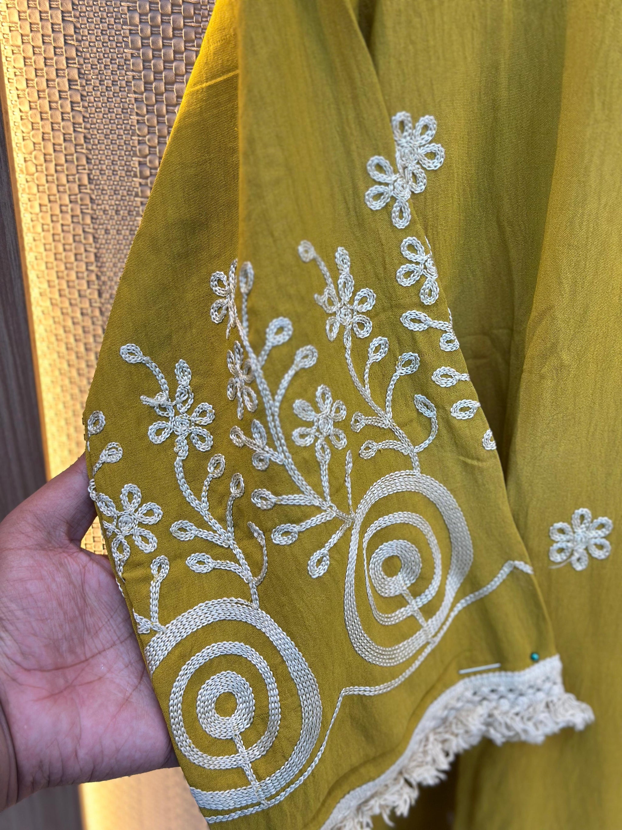 921 Modest Long Coord-Set - Mustard