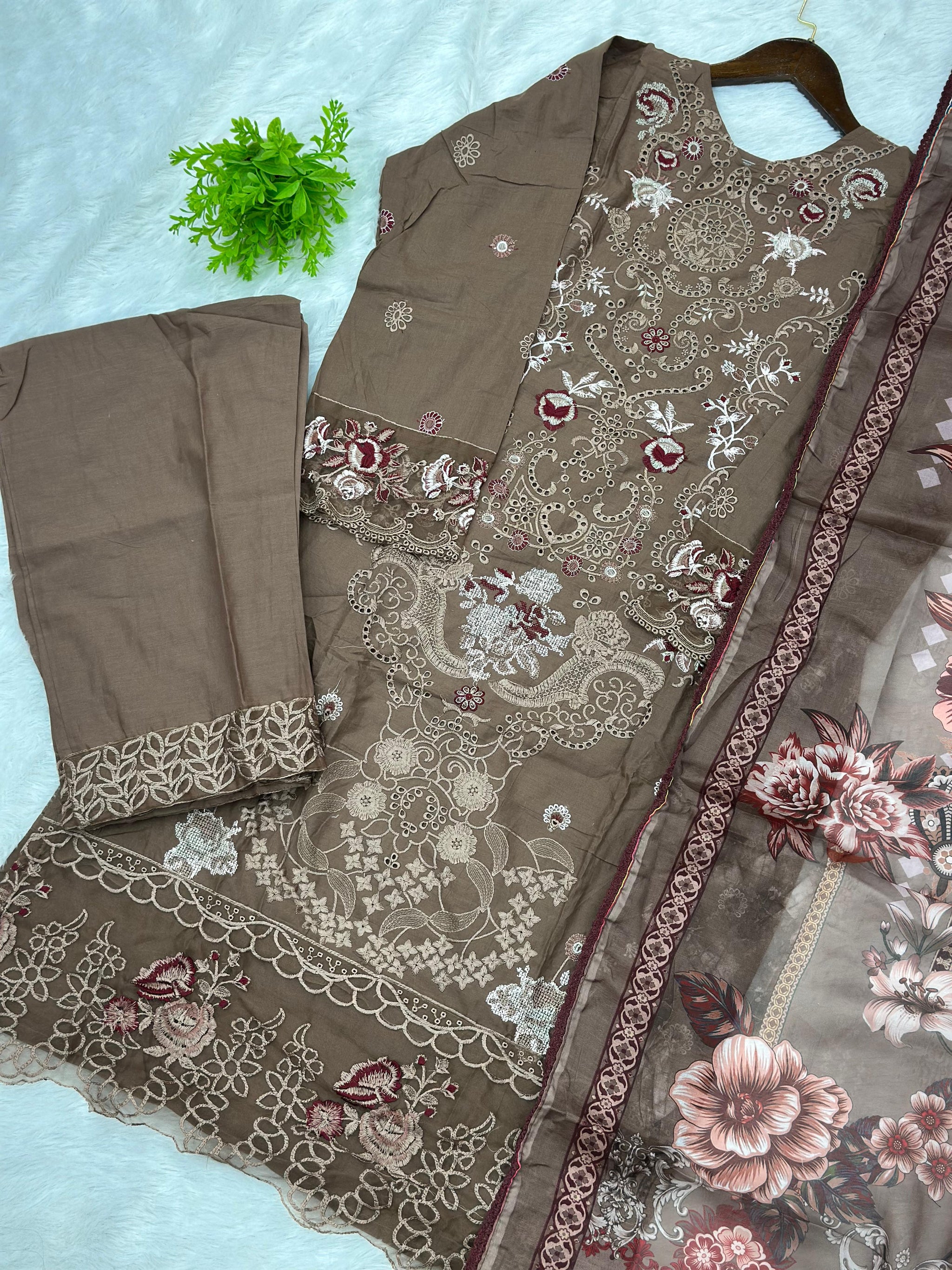 761 Elan Readymade Pakistani Chikankari Suit