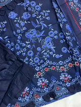 1450 Pakistani Embroidered Suit - Plum Violet