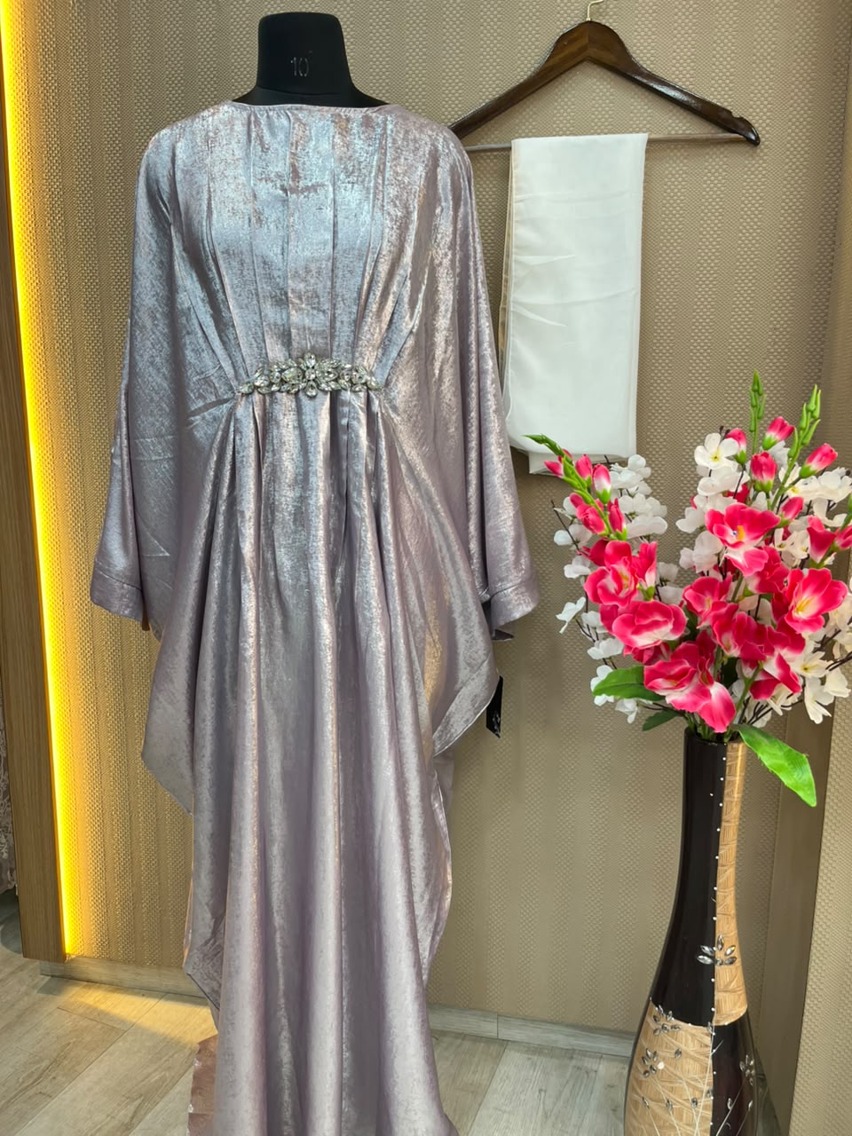 1135 The Premium Abaya - Pink
